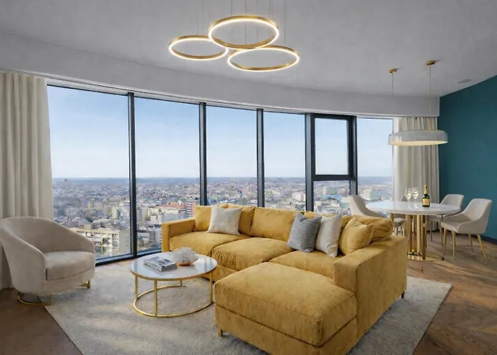 Hanza Tower Prestige Lux 20 & Pool Apartament